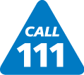 Call NHS 111 logo